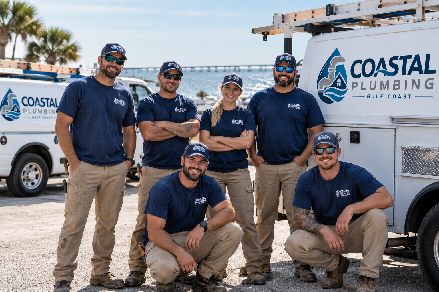 Coastal Plumbing Team by the Water